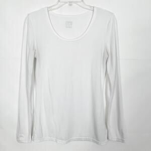 32 Heat Activewear Long Sleeve White Top Size Medium